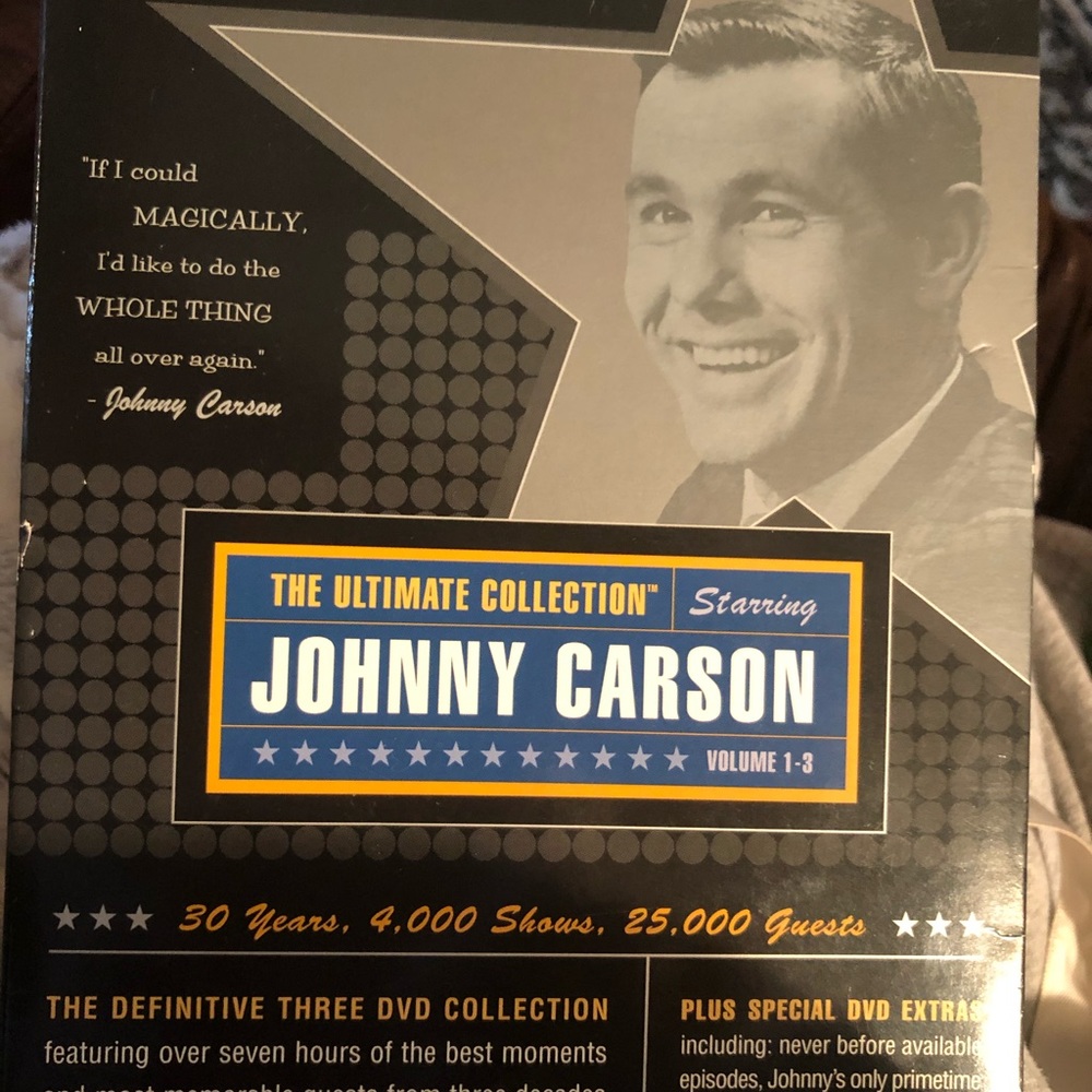 Johnny Carson 3 DVD set.